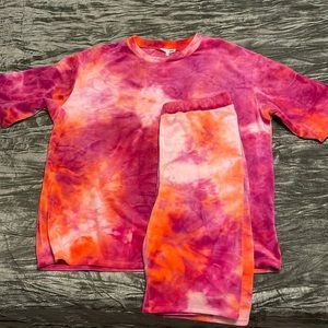 Fashion Nova Two piece tie dye set